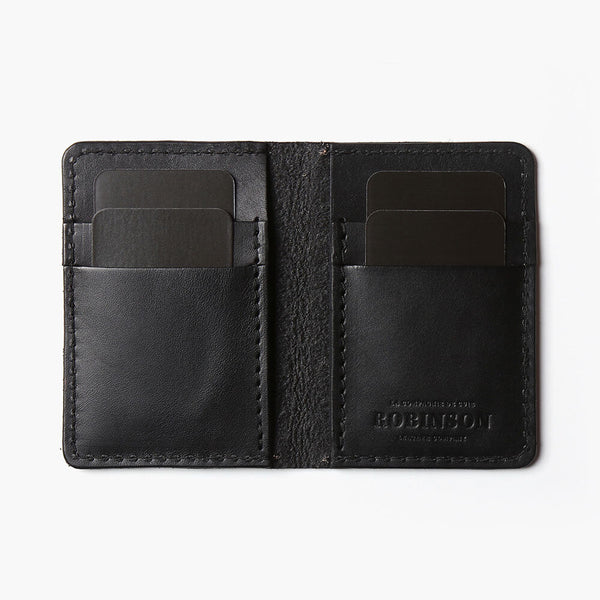The Caribou, vertical leather mini card wallet