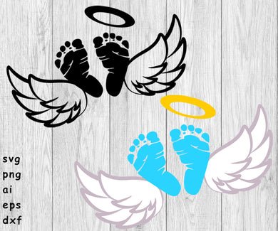 Free Free 345 Baby Feet With Wings Svg SVG PNG EPS DXF File