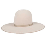 Silverbelly Serratelli 6X Bound Edge Felt Hat, a symbol of timeless elegance and Western heritage, showcased against a neutral background