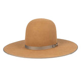 Desert Serratelli 6X Bound Edge Felt Hat, epitomizing classic Western charm, displayed against a neutral backdrop