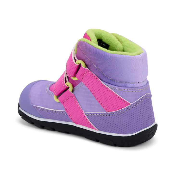 See Kai Run Gilman Waterproof/Insulated Berry Purple Girls Shoes | 7