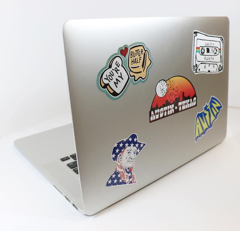 macbook pro stickers cuba text