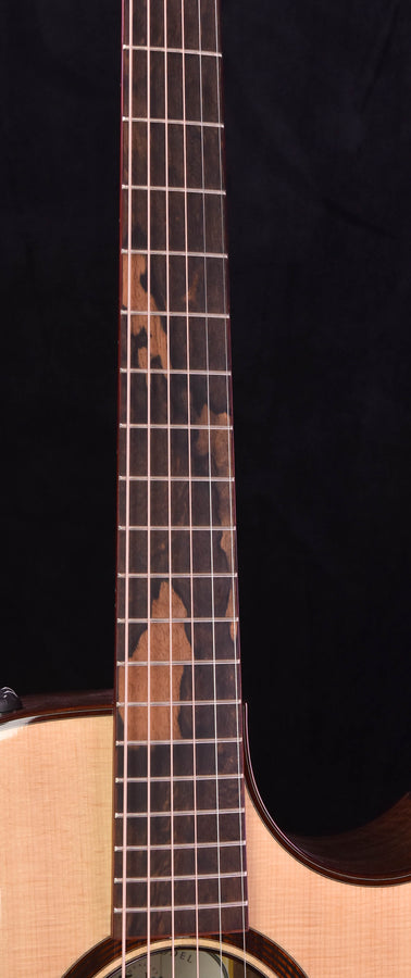 figured ebony fretboard