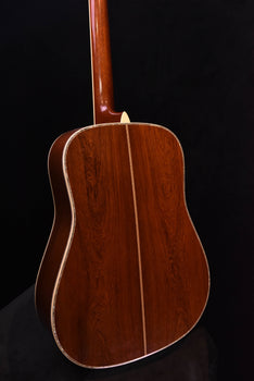 used martin d-45 style custom shop dreadnought- adi spruce/ madagascar rosewood acoustic guitar