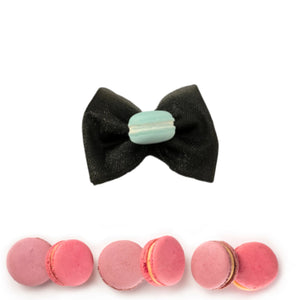 Macaroon Tulle Dog Hair Bows - The Platinum Bone