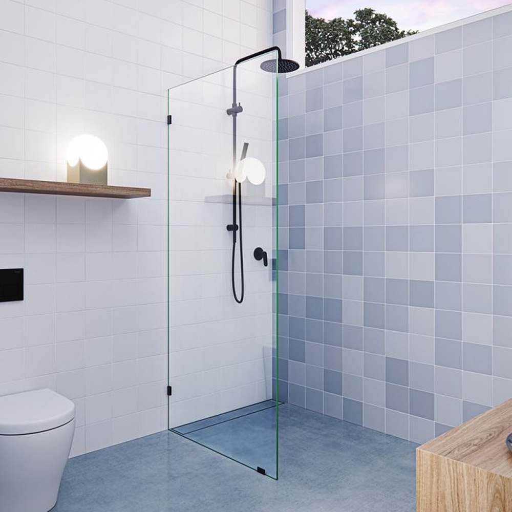[SPA-F/SPC-F] SUPPE Series Splash Guard - Single Fixed Panel - H78", W23"-34", T3/8"