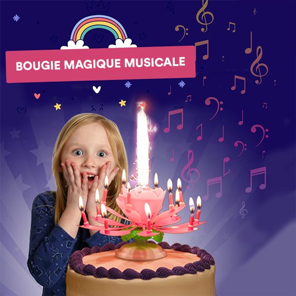 Magicandle Bougie Magique Musicale Kanelstore Com