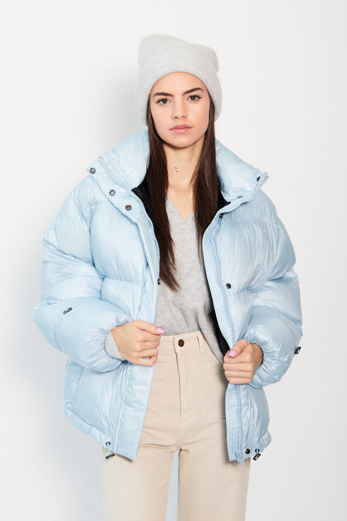 clear puffer jacket