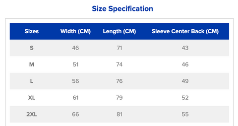 Size Guide