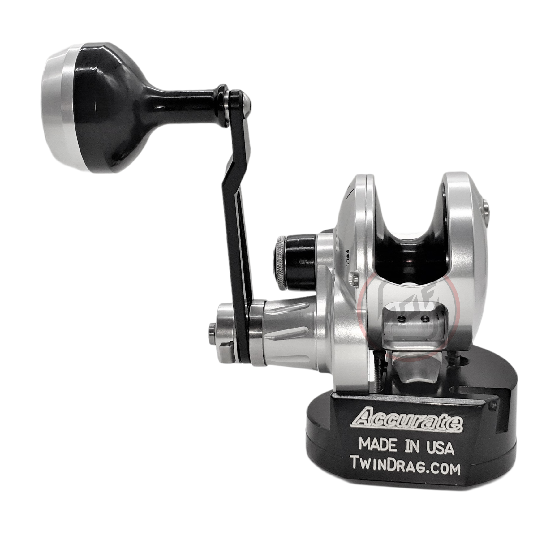 Accurate Valiant 500 Two Speed Reel - BV2-500N-S - Silver - Right-Hand