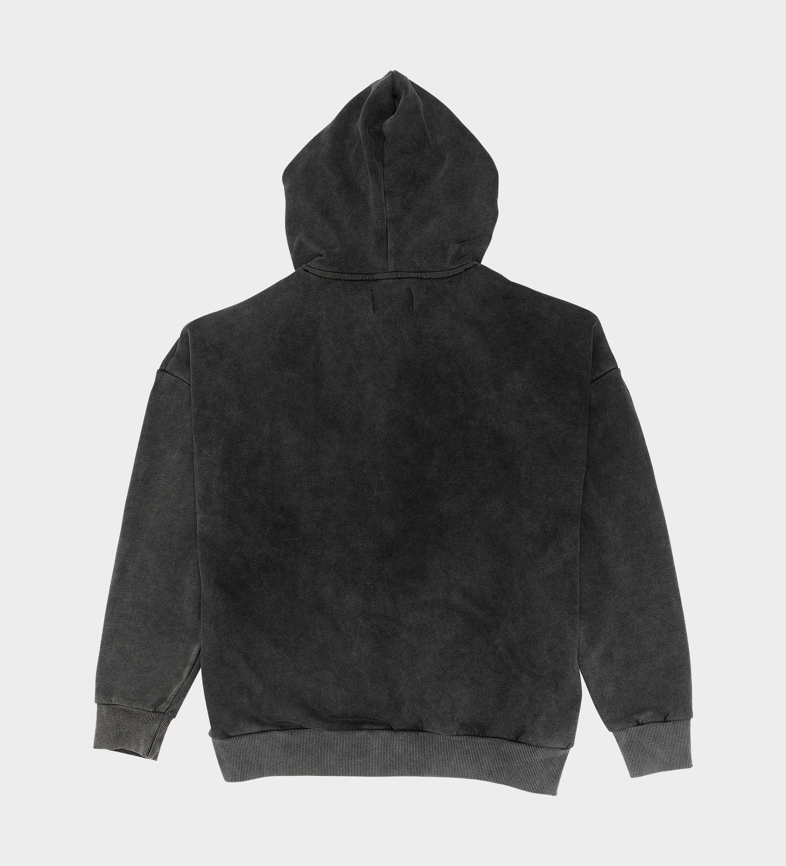 vintage wash black hoodie