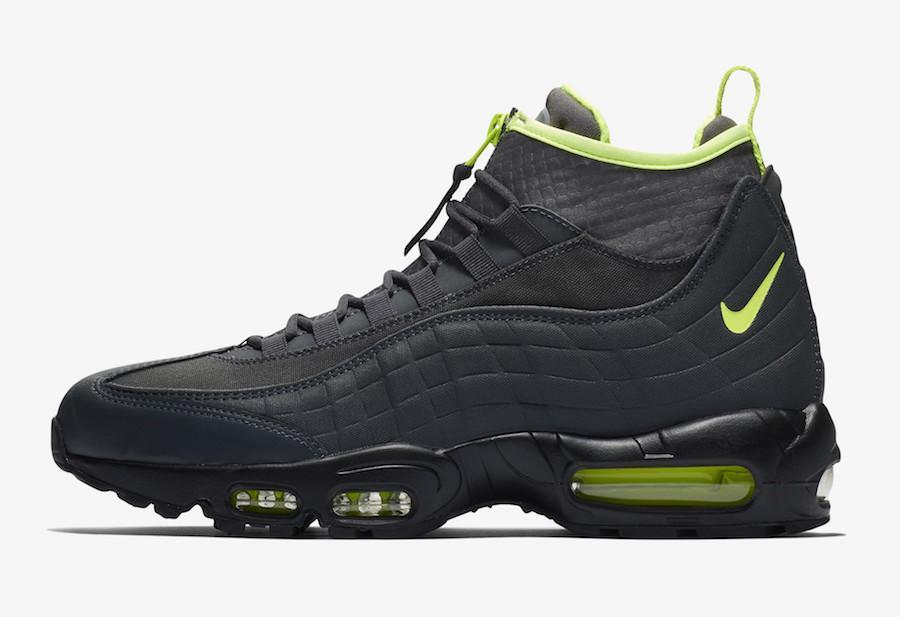 nike air max 95 sneakerboot anthracite volt