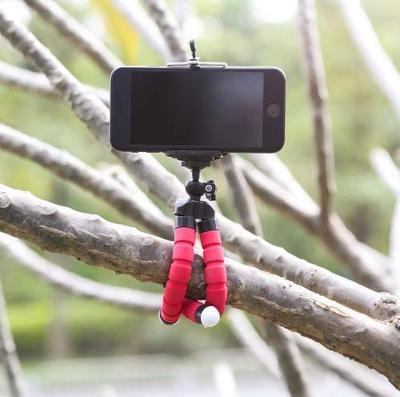 The Club Factory Flexible Padded Tripod with Mount Compatible with All Mobile Phones and Digital Cameras