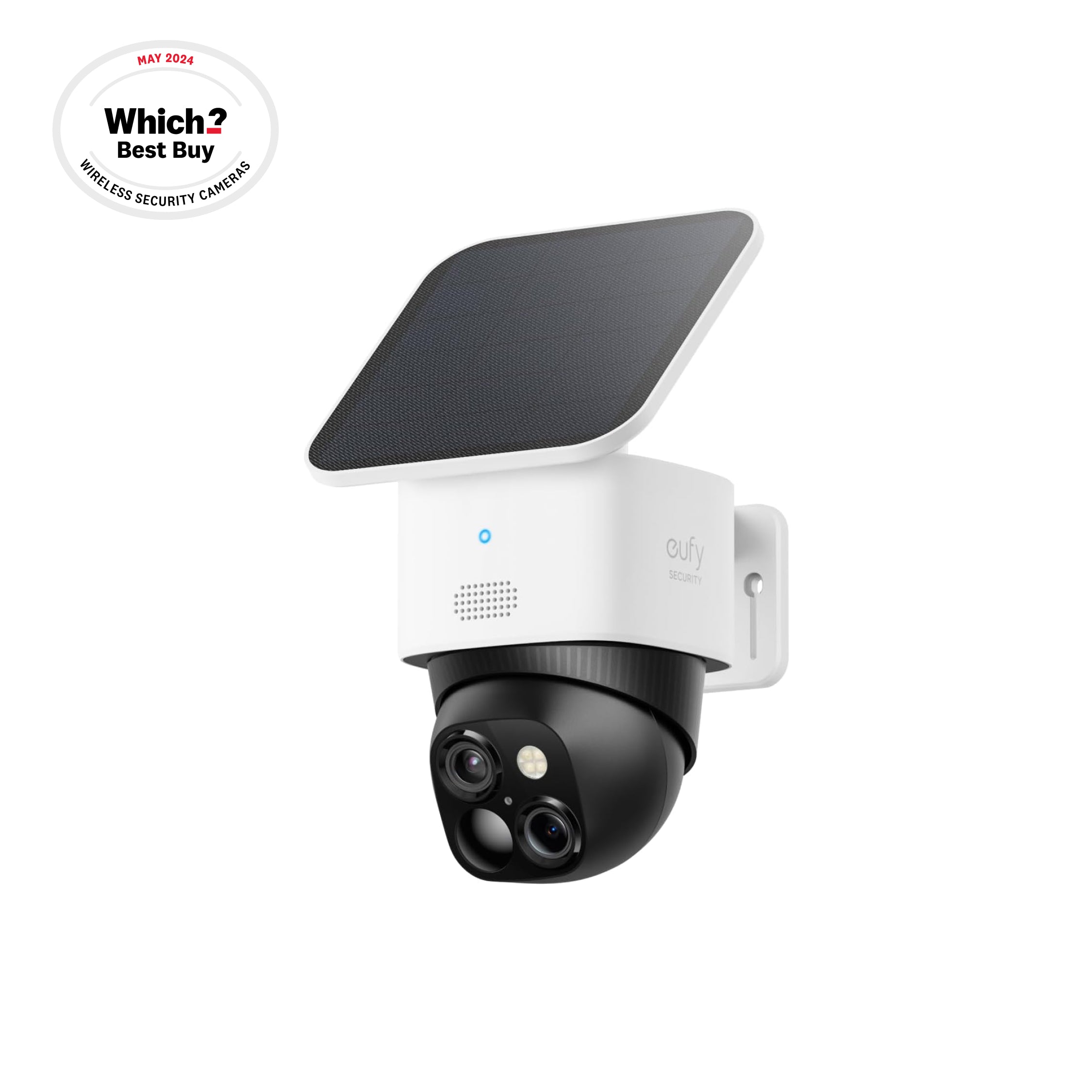 SoloCam S340 Wireless Outdoor Security Camera with Dual Lens and Solar Panel