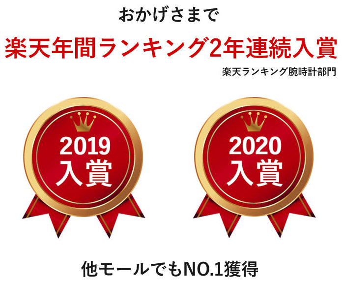 楽天ランキング2年連続入賞