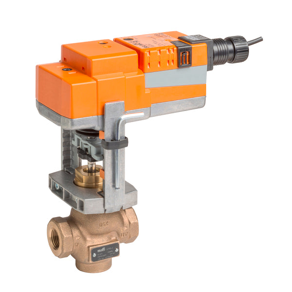 G225B-K+LVX24-3 | Globe Valve | 1" | 2 Way | 10 Cv | w/ Non-Spring | 24V | Floating | Belimo