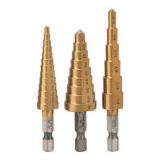 Step by step drill bits