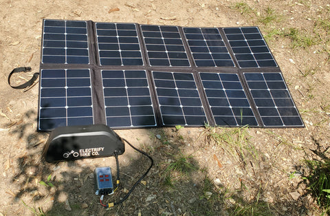 Laid out Solar Panel