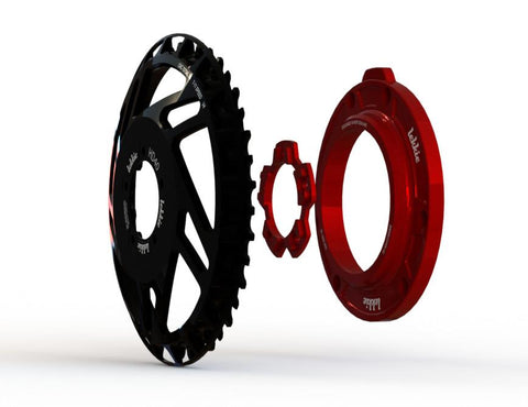 Lekkie 40T chainring with included motor gear reduction cover