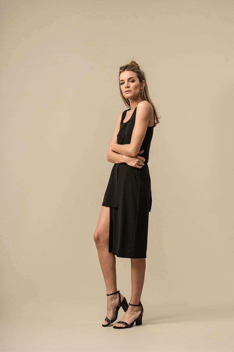 BAM by Ana Menezes® - Slit Dress Black | BOW SS'19 Collection