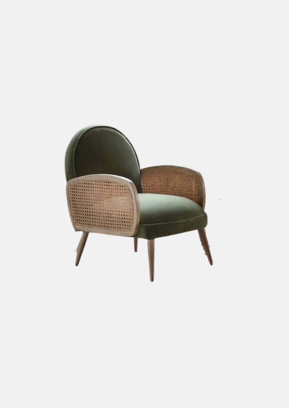 armchair olive green