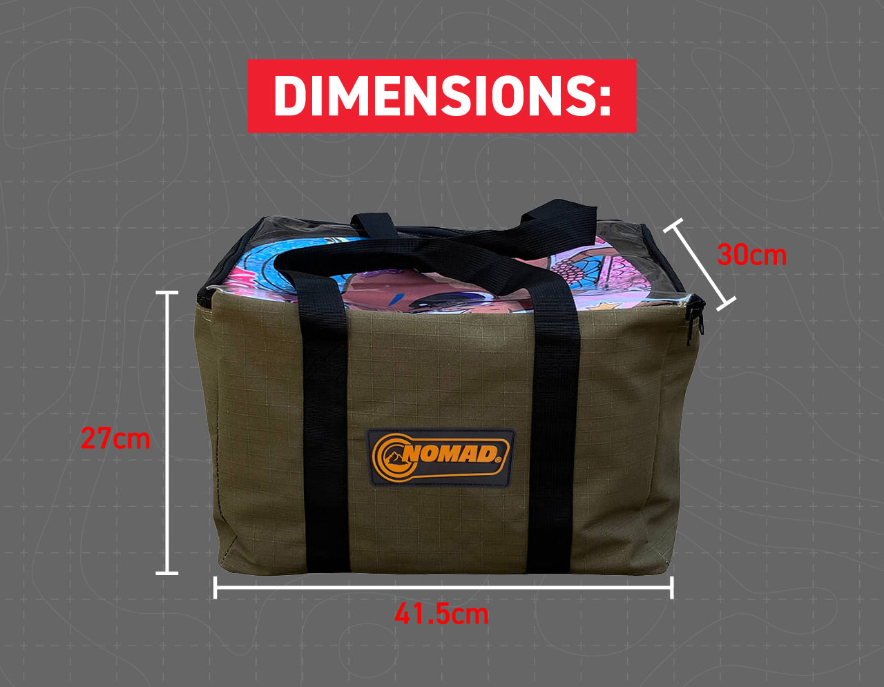 Dimensions:  Size: 41.5 x 30 x 27cm