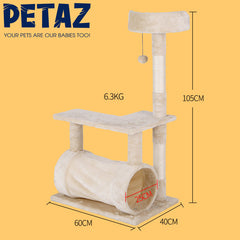 Cat Tree Tower Scratching Posts Capsule Nest