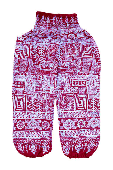 Red Elephant Harem Pants