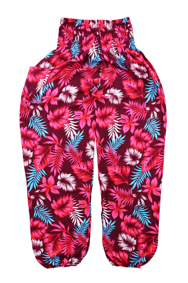 Pink Rainforest Harem Pants