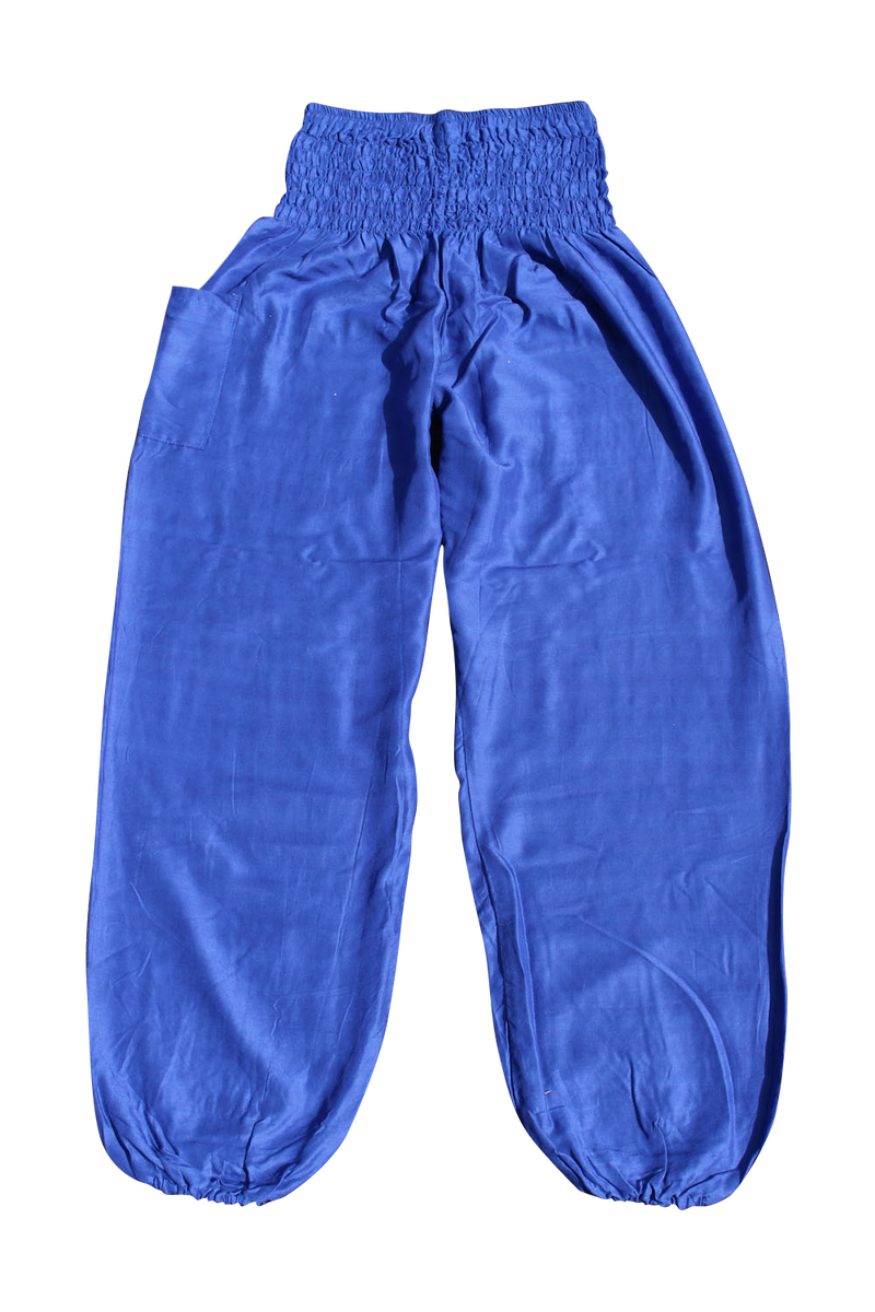 Royal Blue Harem Pants - Bohemian Island
