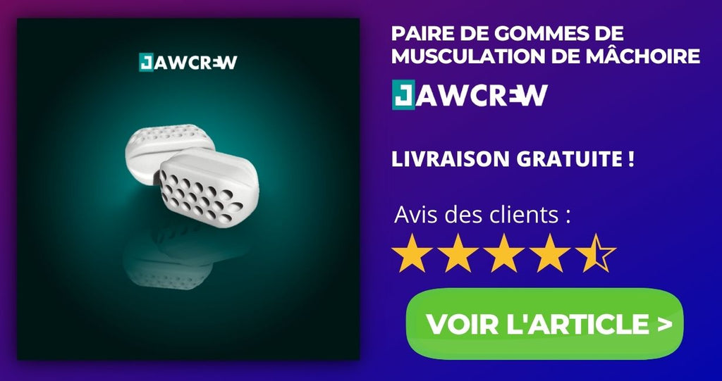 Paire de gommes machoire jawcrew