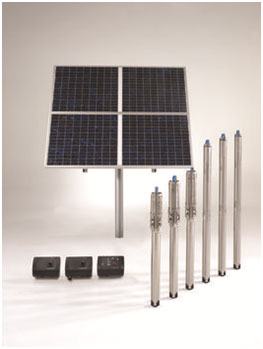 Solar pump array