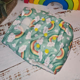 Rainbow Print Cloth Nappy