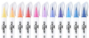 Double-Sided Water-based Brush Pen - 12 Color Set — Stationery Pal