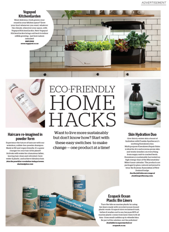 Eco-friendly Home Hacks as seen in Stuff Forever Project : Dust & Glow waterless haircare! 