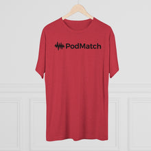 Load image into Gallery viewer, PodMatch Black Logo Tee (Mens)
