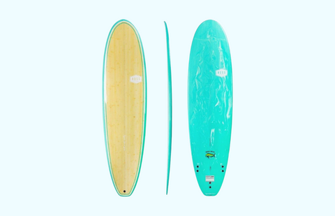 AQSS Mahi Mahi Mini Mal Surfboard - Teal
