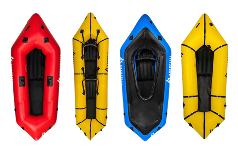 Kokopelli packraft models with unique features