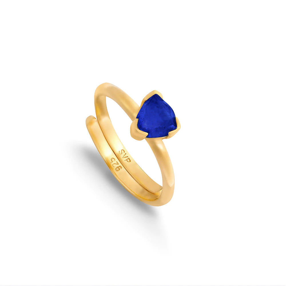 Shop Recycled 18 Carat Gold Vermeil Iolite here