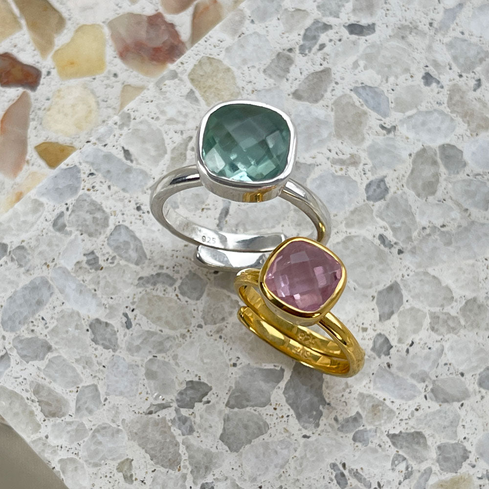 How to style pink and green gemstones