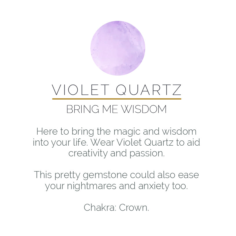 Violet Quartz crystal meaning