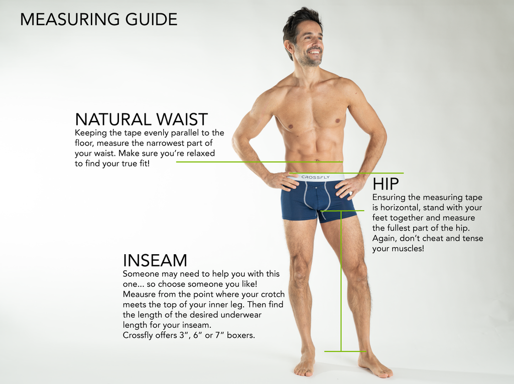 How to measure inside leg length for men's wear