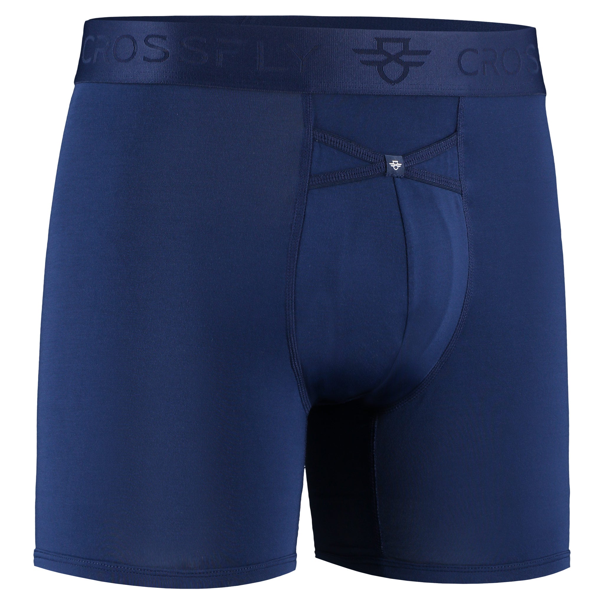 IKON X | Men's Boxers | 6 inch - Navy Modal - Crossfly