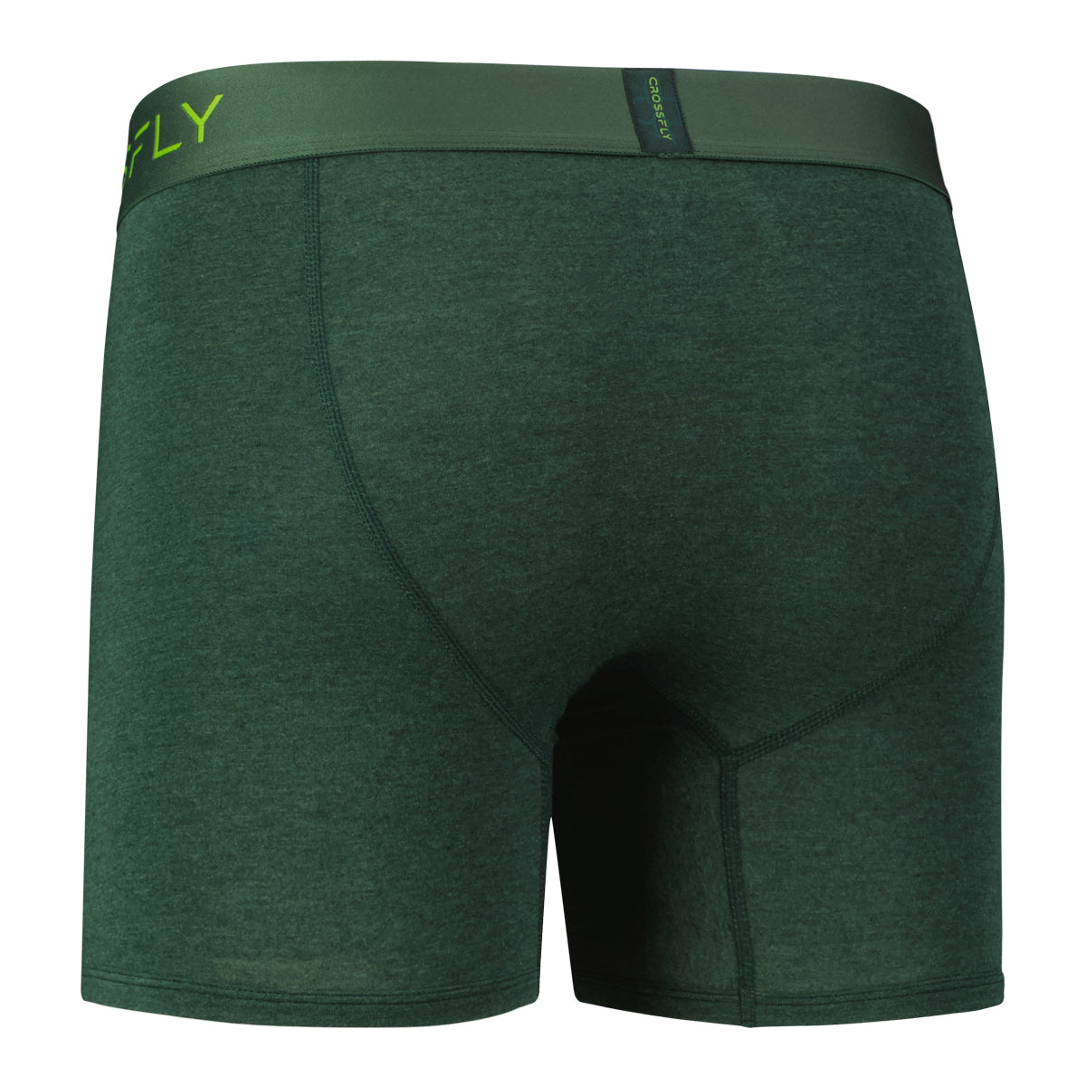 Ejis Fly Essential Mens Boxer Briefs Green 6-Pack