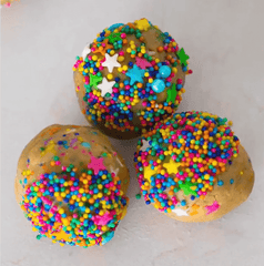 protein birthday cake bites