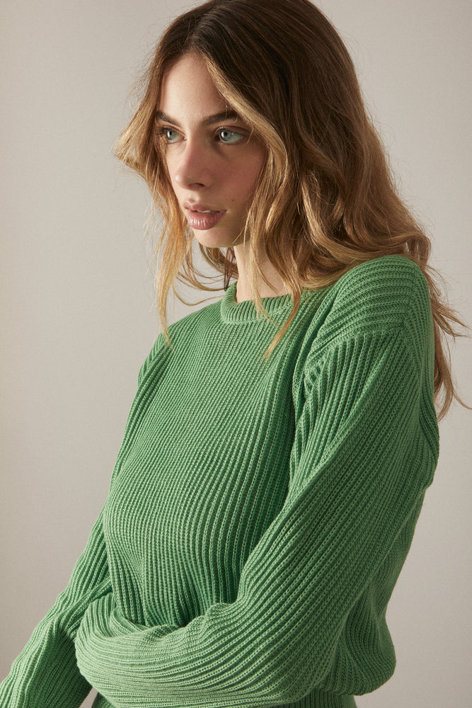 THE RECYCLED OVERSIZED CHUNKY SWEATER – NOBLE