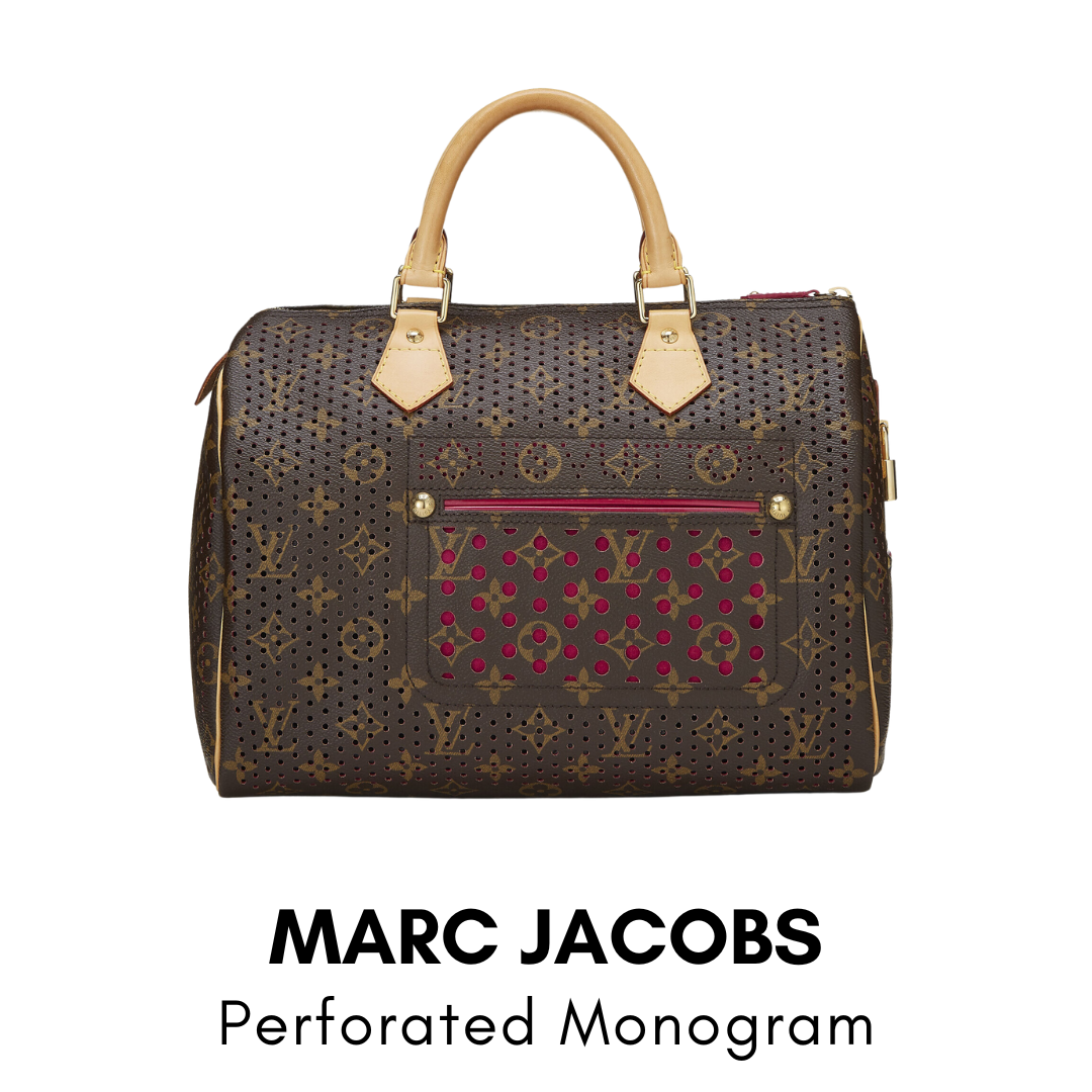 louis vuitton marc jacobs perforated speedy