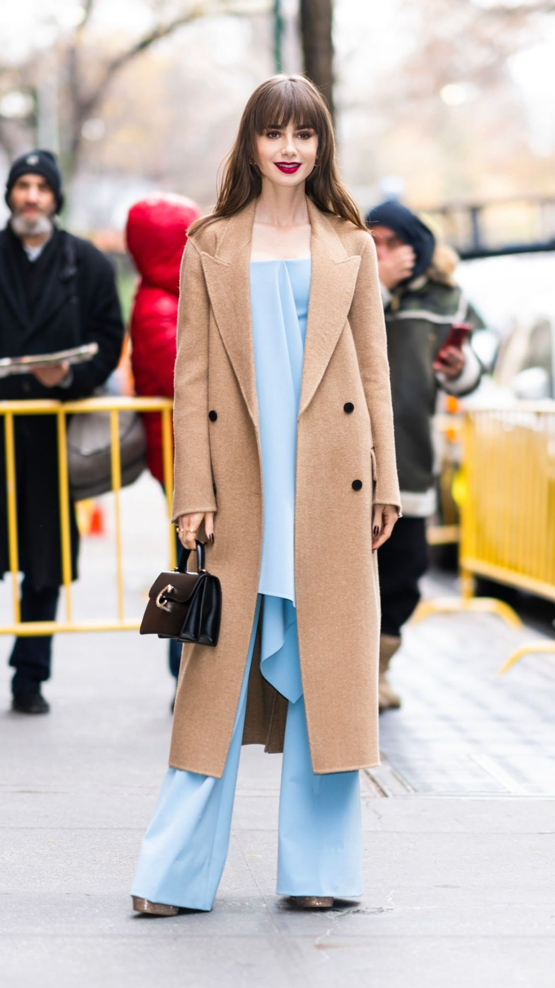 Master the Art of Winter Dressing Like Lily Collins
