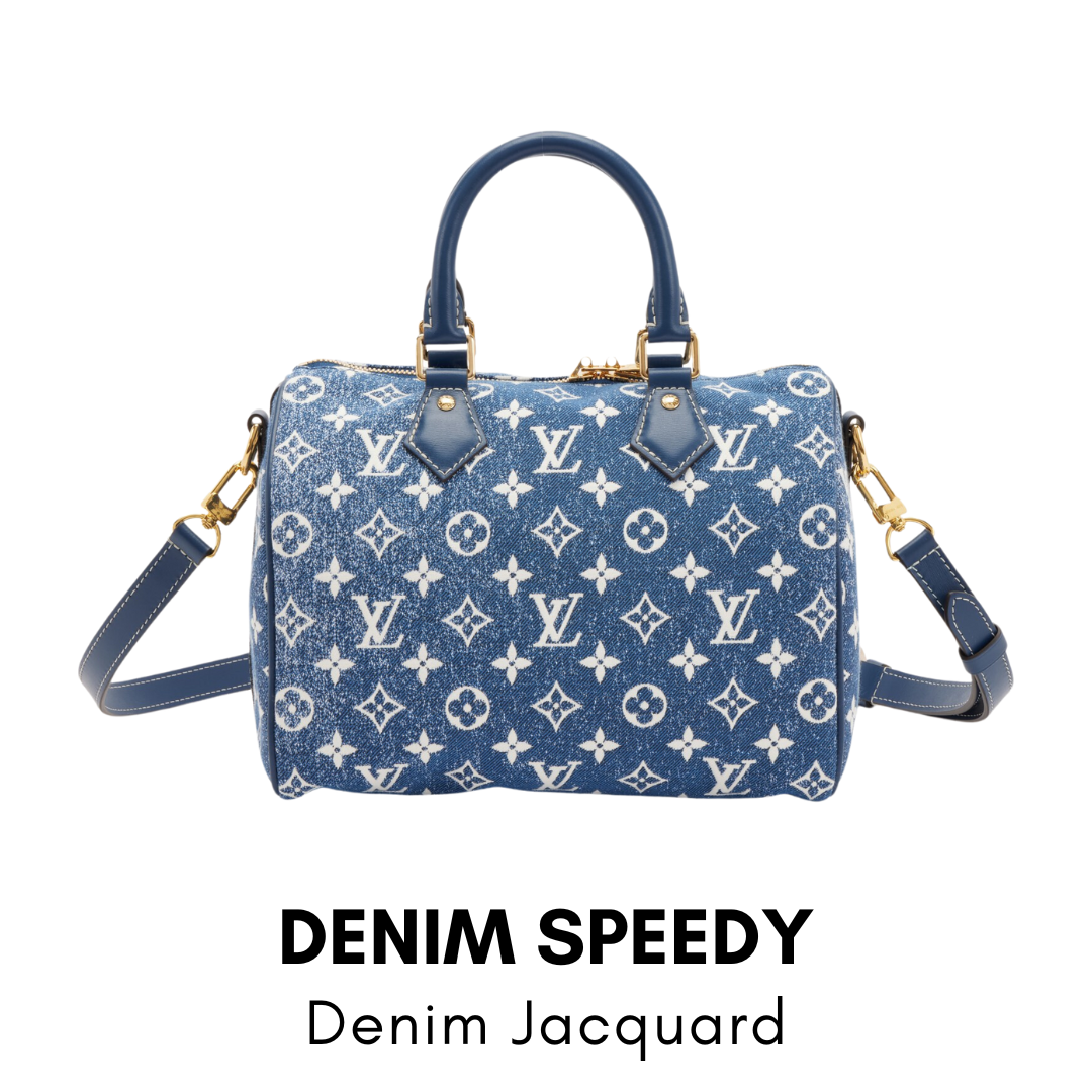 louis vuitton denim jacquard speedy