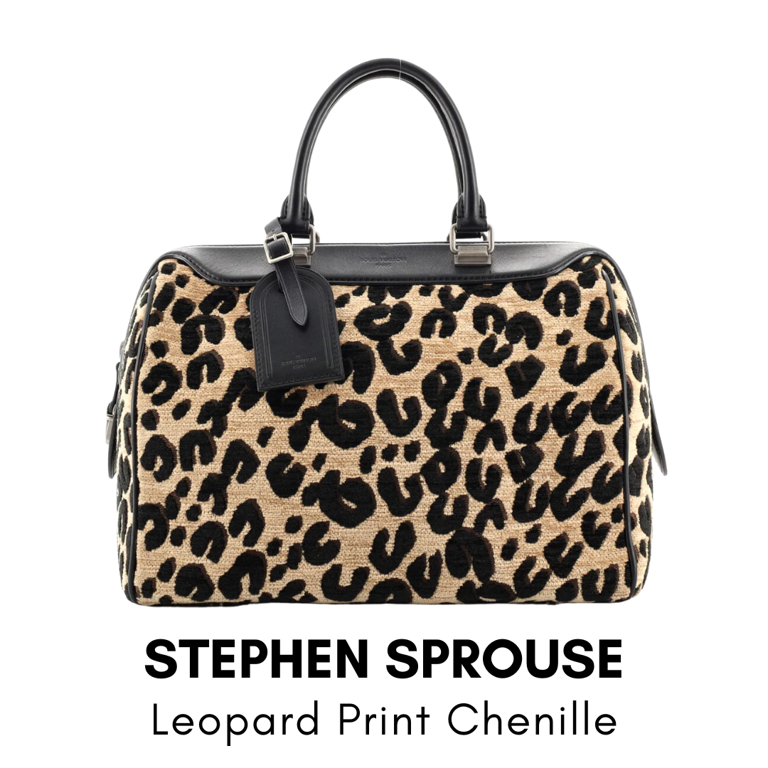 louis vuitton stephen sprouse leopard chenille speedy